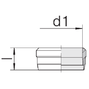 Кольцо врезное двухкромочное 24-2S-L28-SST-C62