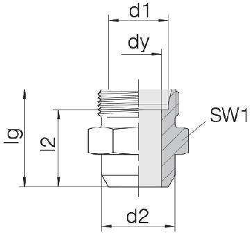 Соединение для труб под сварку прямое 24-WDS-S10-C00