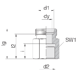 Соединение для труб переходное прямое 24-S-L10-IG1/4